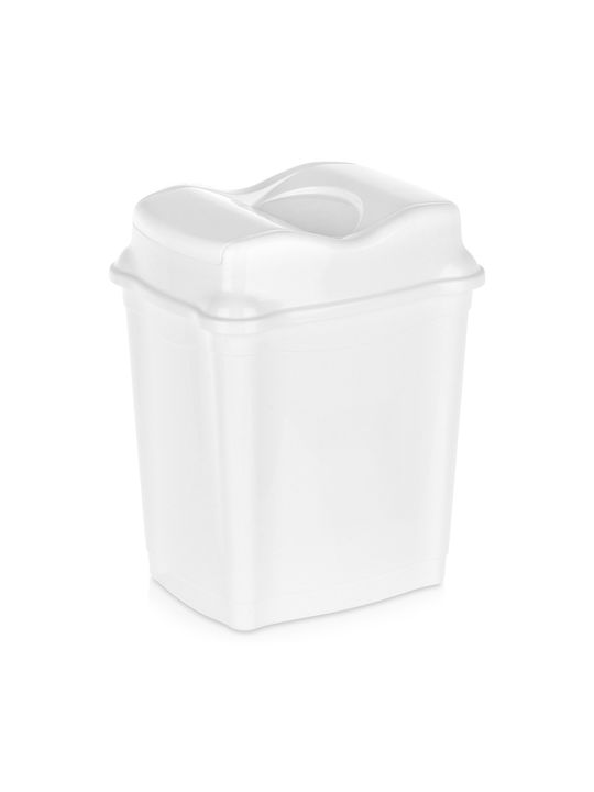 Orion Plastic Waste Bin for Cabinet White 9lt