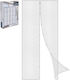 Orion Door Mosquito Net with Velcro with Magnetic Clasp White 100x50cm