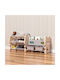 Homeone Homeone Spielzeugkisten aus Kunststoff Cute Bear Rosa