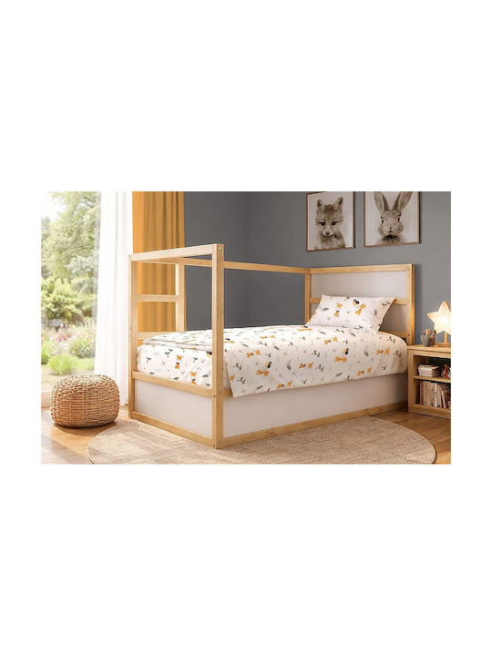 Dimcol Giraffe 599 Cearceaf Pentru Copii Simplu...