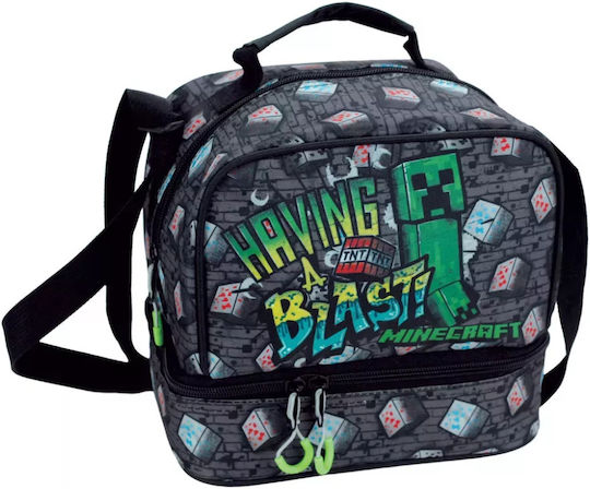 Gim Metro Art School Insulated Lunch Bag 4.4 Litre Multicolour Minecraft