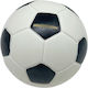 Relaxdays Pușculiță Fotbal Alb Negru 15x15x15 Cm