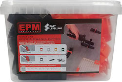 Clips+Keile Fliesenabstandhalter System Einfaches Nivelliergerät für Fliesen 150 Stück 1mm E-315-8801