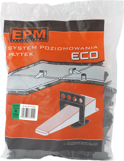 ECO Fliesenabstandhalter Clips 100 Stück 3mm E-315-7730