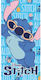 Stitch Детска Кърпа За Плаж Синя 70x140см Бързо Съхнене