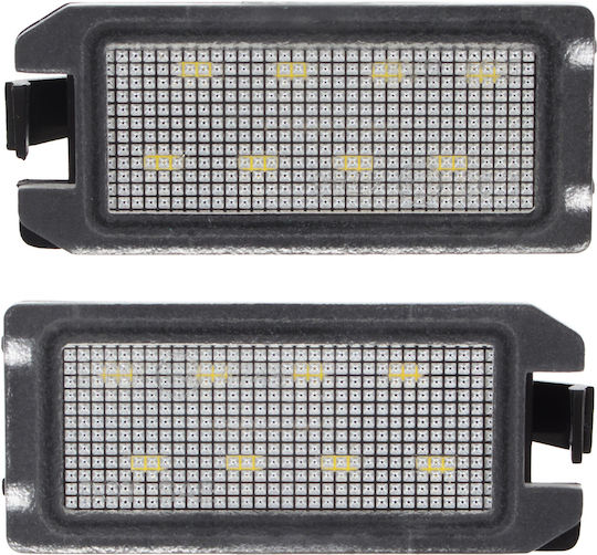 Jeep Compass Grand Cherokee IV Patriot Lumini LED Pentru Plăcuțele De Înmatriculare Set 2 Bucăți