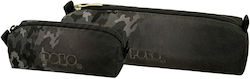 Polo Wallet Pencil Case Cylinder Black
