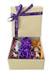 Joy Box K-pop Set Pentru Copii Violet Breloc Figurină Stea 3 Trandafiri De Săpun Violet Kinder Bueno