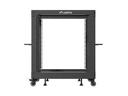 Lanberg Open Rack 19″ 12u Adj.depth 600-1000mm Black