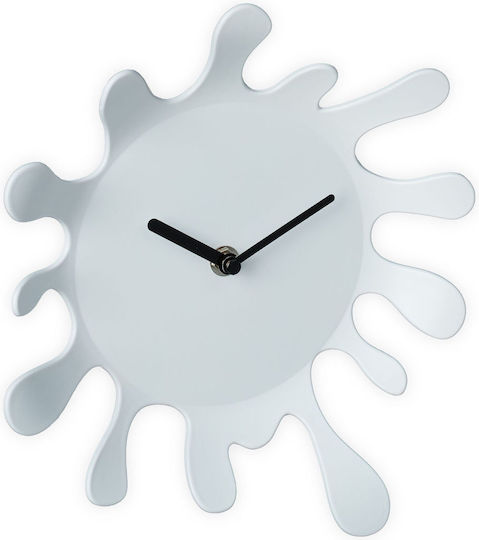 Relaxdays Ceas de Perete Alb Ø25cm