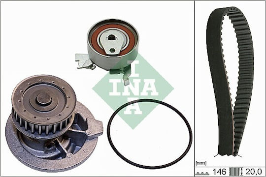 INA Pompă De Apă Auto Pentru Opel Astra / Calibra / Frontera / Kadett / Omega / Vectra