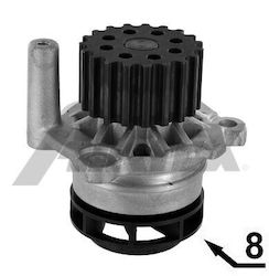Airtex Αντλία Νερού Αυτοκινήτου για Seat Alhambra / Ibiza / Leon Skoda Octavia / Roomster / Superb / Yeti Volkswagen Caddy / Crafter / Eos / Golf / Jetta / Transporter / T5 / Passat Audi A1 / A3 / A4 / A5 / A6 / Q3 / Q5