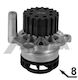 Airtex Pompa de Apă Auto pentru Seat Alhambra Ibiza Leon Skoda Octavia Roomster Superb Yeti Volkswagen Caddy Crafter Eos Golf Jetta Transporter T5 Passat Audi A1 A3 A4 A5 A6 Q3 Q5