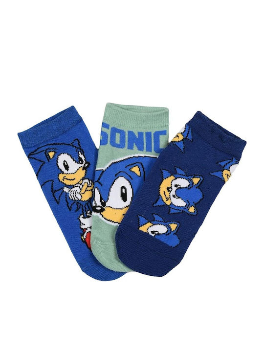 Sega Kids' Socks Blue 3 Pairs