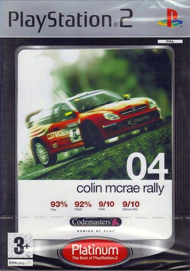 Colin Mcrae Rally 04 Platin Ausgabe PS2 Spiel (NEU)
