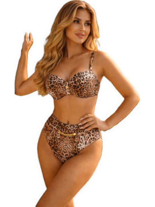Set Bikini Animal Print Leopard S730V1ZA1-1