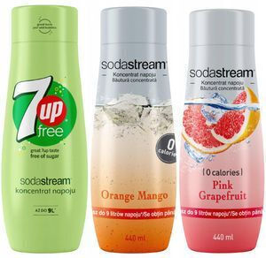 Sodastream Erfrischungsgetränk Orange mit Kohlensäure in Kiste