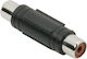 Set 10 Adaptoare Rca Femelă Adaptoare Rca Femelă Audio Video Prelungitor Contacte Placate cu Nichel