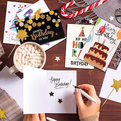 It\'s My Birthday Προσκλήσεις Πάρτι Φάκελο Golden 24τμχ