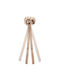 Decorative Top Bow Illuminated Fabric Beige 33x130cm