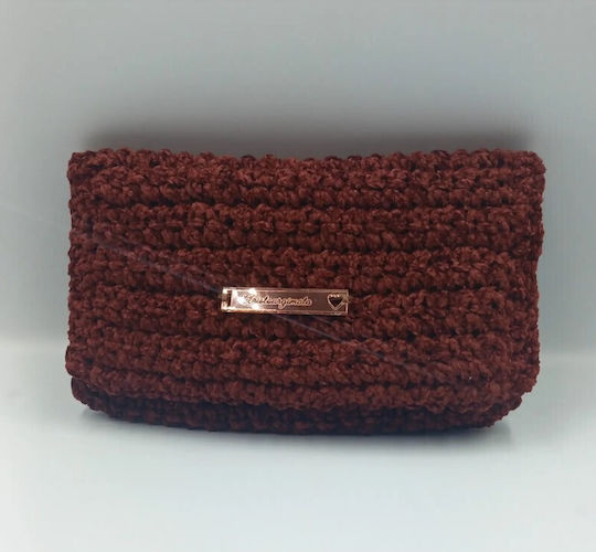Aristourgimata Fabric Handmade Tobacco Pouch with Magnetic Closure Knitted Tobacco Pouch