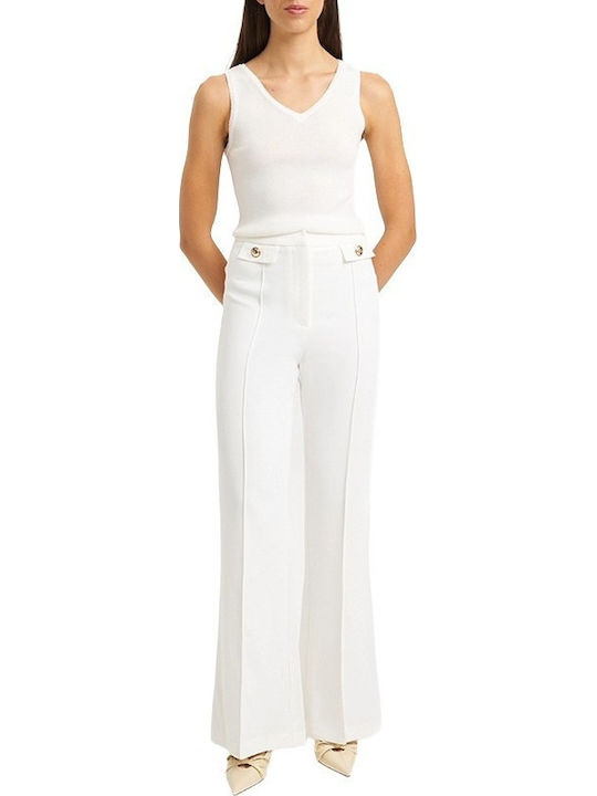 Mind Matter Women's High Rise Fabric Trousers i...