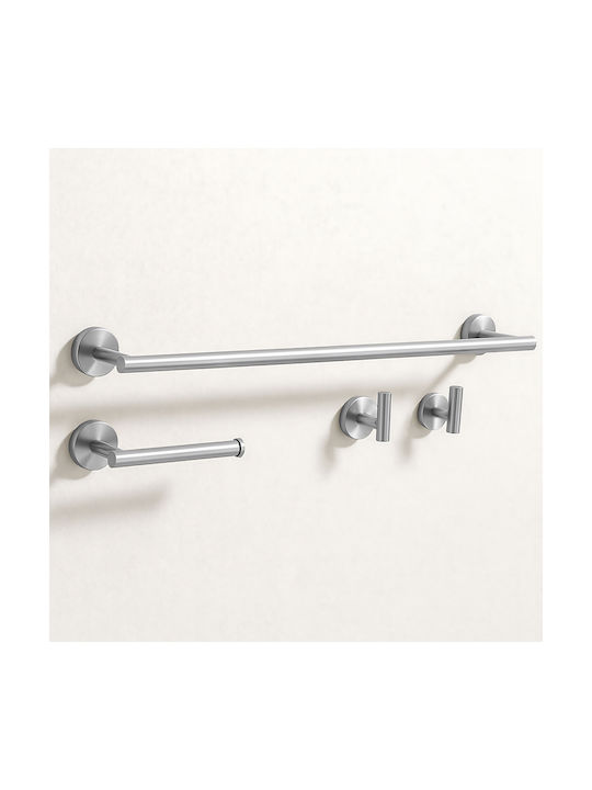 Rea Ari Wall Mounted Bathroom Accessory Set Met...
