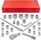 Set Unelte Forcekraft Set Unelte 26 Bucăți 3/4" 12-Laturi