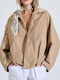 Women's Bomber Jacket Beige 20-060168-0-Beige S/M
