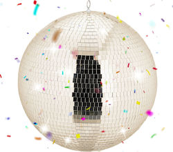 Relaxdays Glob Disco 50 Cm Bej 50x50x50 Cm