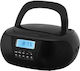 Ecg Cdr 550 Radio Cd Player 2 X 1.5 W Rms Tuner Fm Memorie 40 Posturi Usb Negru