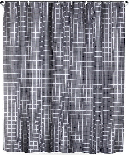 Vilde Shower Curtain 180x180cm Gray