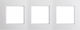 Rosa White Triple Frame E+pl59286