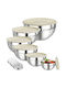 Alista Home Set Cutii De Prânz Inox Gri 6cm 6 Bucăți