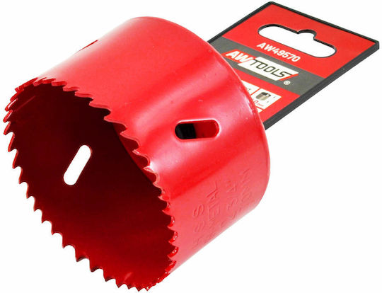 AWTools Lochsäge Bimetall HSS Trockenschnitt mit Durchmesser von 40mm bis 52mm für Holz