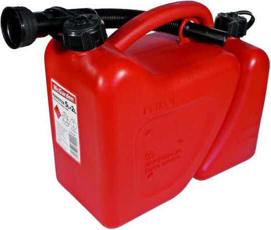 Plastik Kraftstoffkanister Benzin Kettenschmieröl 5l+2l U-930-0004
