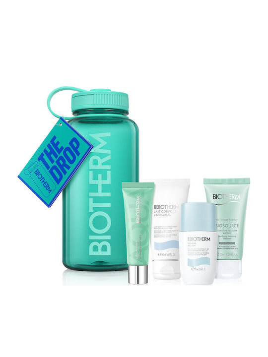 Biotherm Aqua Drop Reiseset Für Feuchtigkeitsspendende Gesichtsreinigung Und Körperreinigung