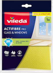 Vileda Actifibre Pro Glass Window Cloth 1 Piece