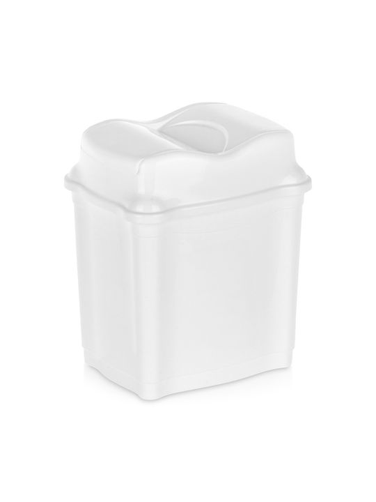 Orion Plastic Waste Bin for Cabinet White 5lt