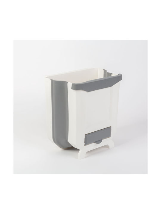 Alista Home Coș De Gunoi Pentru Dulap Din Plastic Alb 24x16x26cm