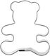 Steel Bear Cookie Cutter 5.5 Cm