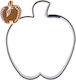 Steel Apple Cookie Cutter 4.3 Cm