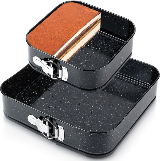 Vilde Bakeware Tin For Cake Square With Removable Bottom 2 Pieces
