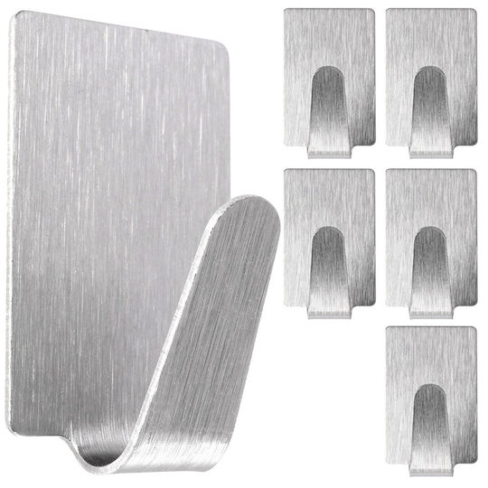 Orion Закачалки с Лепенка Inox Сиви 6 Броя