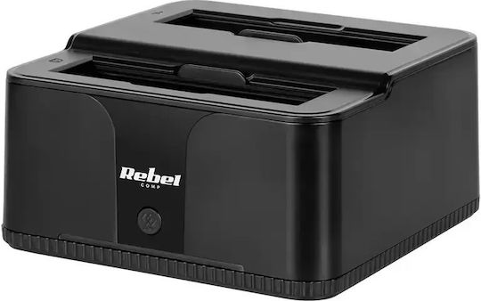 Docking Station Hdd 3.5” 2.5” Ssd Microsd Sd Usb 3.0 Hub 20tb Rebel Kom01041