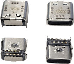 Βύσμα Τροφοδοσίας Dc Power Jack Socket Laptop Steam Deck Oled Ut12113-1250c-7h 24-pin Type-c Smt Connector Κωδ.31150