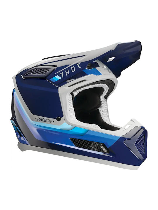Thor Fleet Defy BL/GY Kids Motorcycle Helmet Mo...