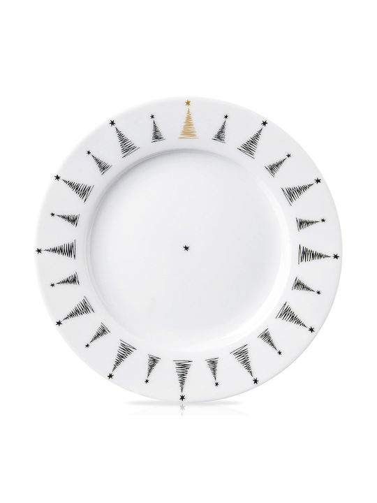 Orion Weihnachtliches Tischgeschirr & Weihnachtlicher Schmuck Platte mit Bäume