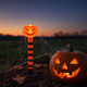 Halloween Pumpkin Led Solar Lamp Decorative Garden Led Lamp