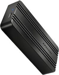 Axagon External Ssd Enclosure Eem2-40g Armored Usb4 M.2 Nvme Black 104x50x20mm